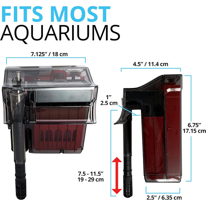 Зовнішній акваріумний фільтр Fluval C3 Clip-On, 5-ступеневий, для акваріумів 75-190 л