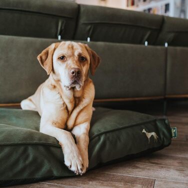 Ортопедична подушка для собак HUNTER Merida, оливковий колір, розмір L