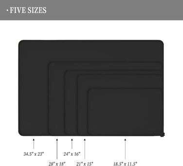 Silikonний килимок для тварин Reopet - водонепроникний килимок для собак та котів з піднятими бортиками (71 x 45 см)