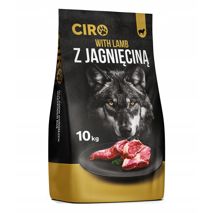 Сухий корм для собак CIRO KARMA з ягнятиною, 41% м'яса, 10 кг