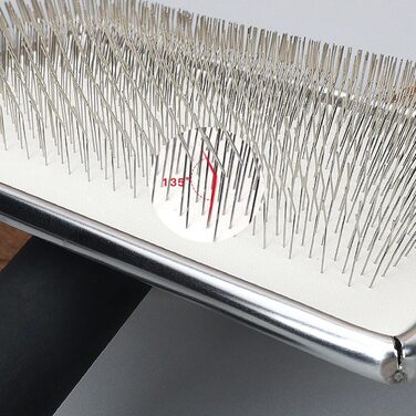 Гребінець для собак та котів з металевими голками для видалення підшерстка та вичісування, аксесуар для грумінгу