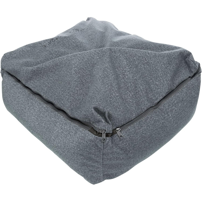 TRIXIE міцне та якісне ліжко для собак BE NORDIC Föhr Soft, прямокутне, 100×80 см, сіре