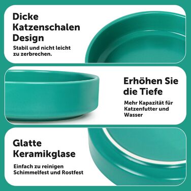 Котлові миски з кераміки для котів та кошенят: набір мисок для корму, годівниці для тварин