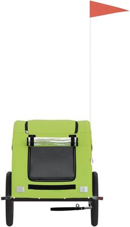 Причіп для собак Gecheer - переноска для собак до 45 кг, зелений, 137x68x72 см