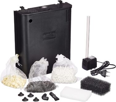 Amtra Filtering Box Black 150 — внутрішній біологічний фільтр для акваріумів, 520 л/год, професійні фільтруючі матеріали
