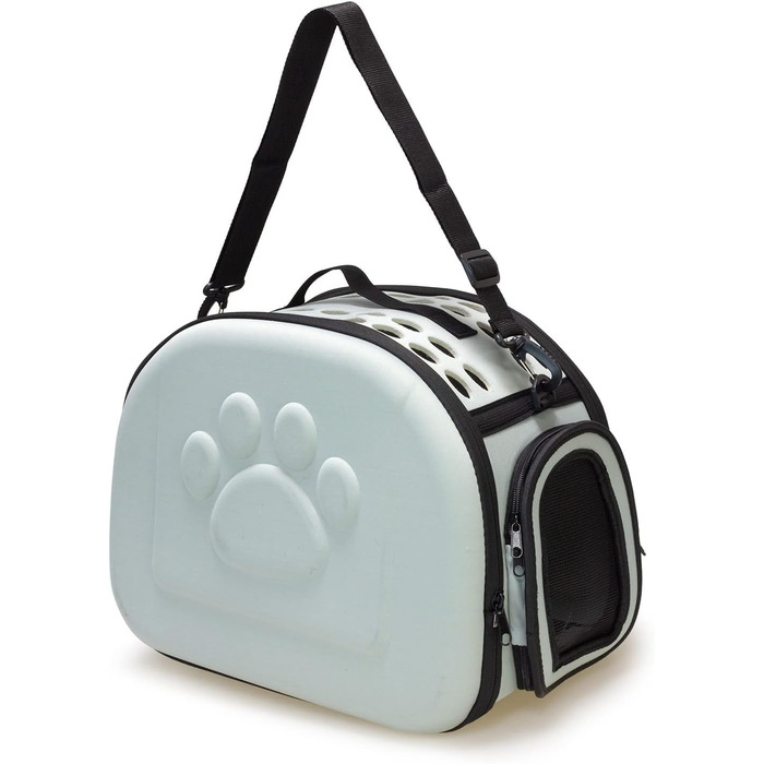 Сумка-переноска для тварин Arquivet сірого кольору, 42x27x32 см, для собак, котів, цуценят, дорослих тварин, рюкзак з вентиляцією