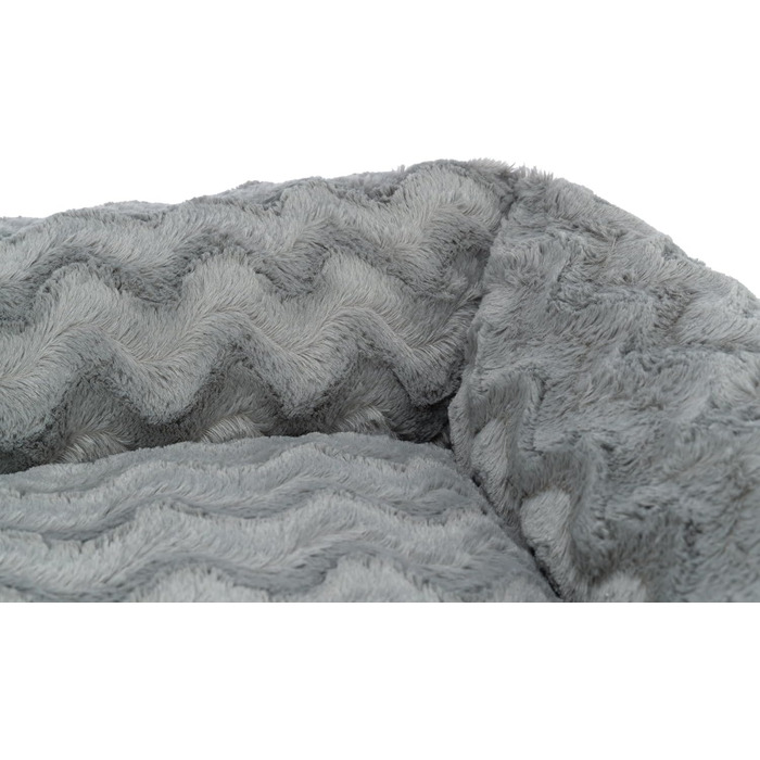 Ортопедичне ліжко для собак TRIXIE Vital Loki, 100x70 см, сіре - м'яке ліжко з Memory Foam для великих собак, з турботою про суглоби
