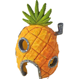 Декорації для акваріума SpongeBob: Ананас, дім Сквідварда, Красті Краб, фігурки з полімерної смоли, декор для акваріума та тераріуму