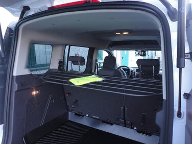 Гарне перегородка для собак ERGOTECH сумісна з Ford Tourneo Connect, RDA65HBG-XXL, для собак та багажу. Безпечна, гарантовано!