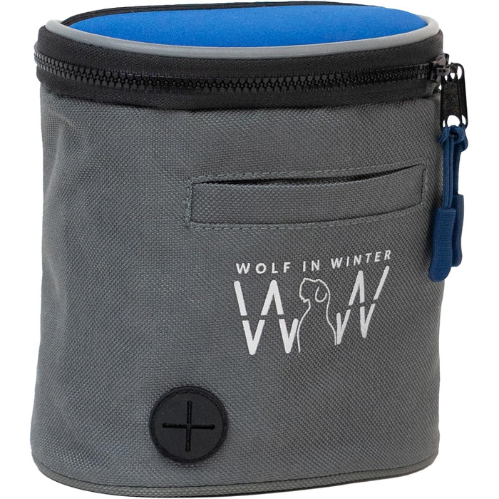 Сумка для ласощів для собак Quickdraw – для тренувань з клікером та відходами – зручна, з відбиваючими елементами (L, блакитний)