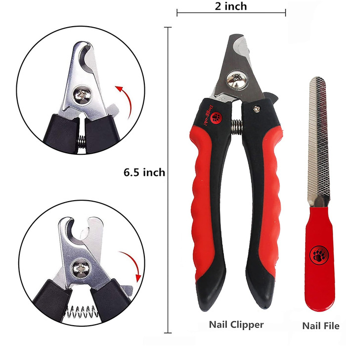 Професійний набір для догляду за шерстю тварин 10-в-1: для собак та котів, набір для стрижки, вичісування та догляду за довгою шерстю