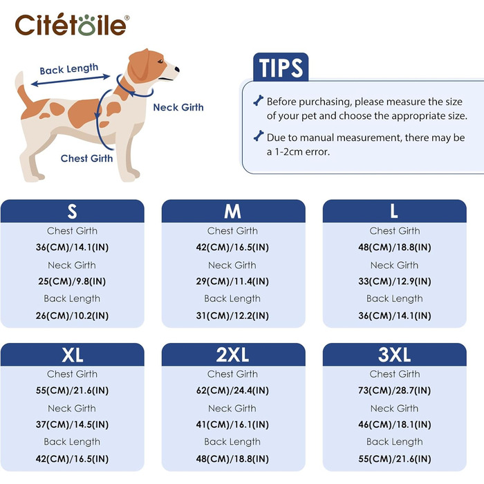 Светр для собак великих порід, теплий флісовий светр для собак, зимовий светр з високим коміром, Haustiere (XXXL, блакитний)