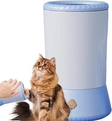 Електричний очищувач лап для собак і котів - блакитний. Підтримує здоров'я лап