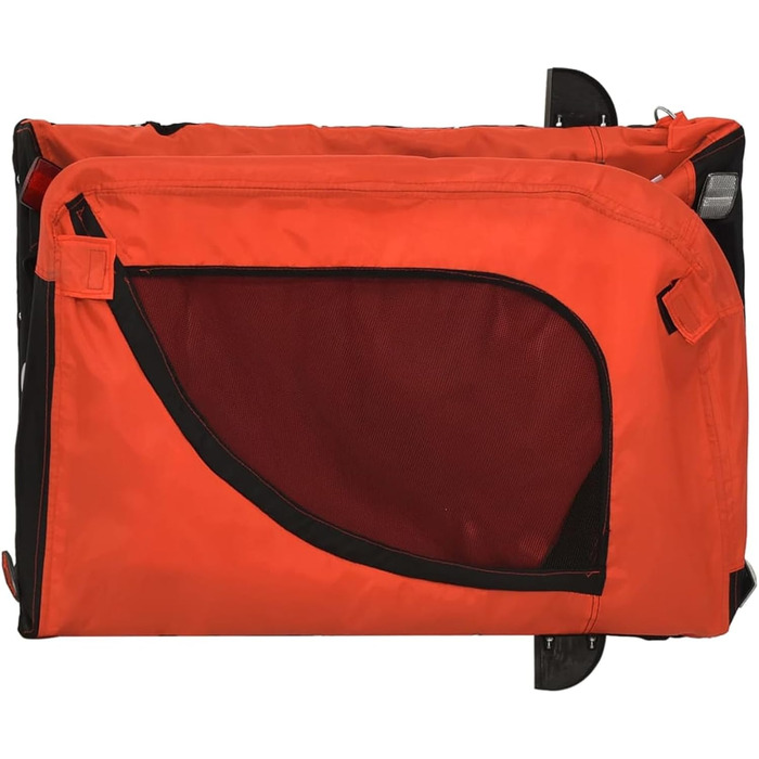 Навіс для собак Robuster, Oxford-тканина, ПВХ-вікно, вантажопідйомність до 45 кг, оранжево-чорний, модель 94005