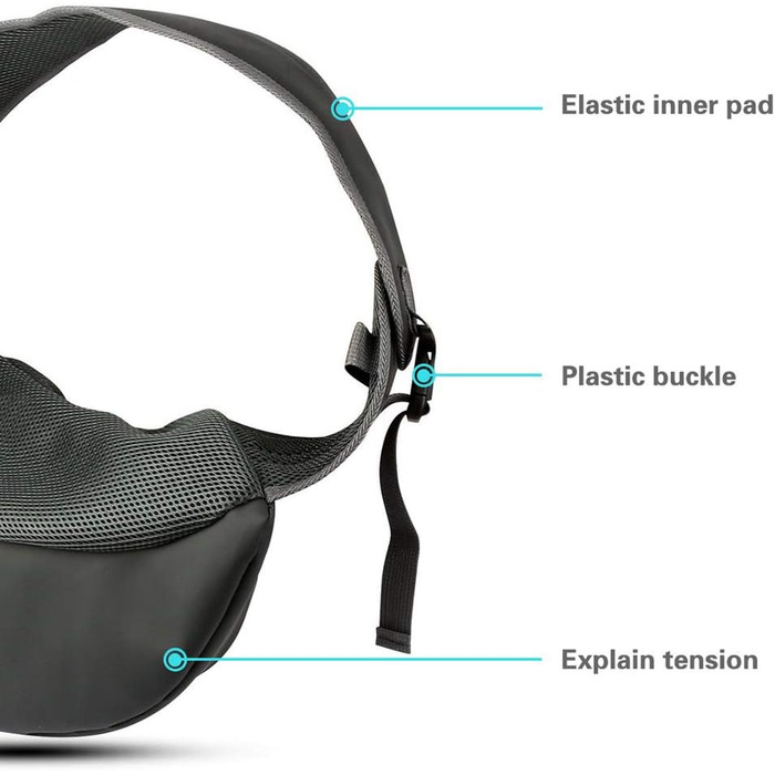 PETEMOO Сумка-переноска для собак і котів, рожева, для подорожей, з сіткою, до 2.5 кг