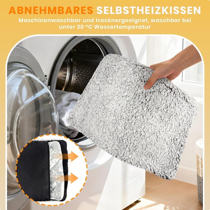 Самовідіюча ковдра для котів та собак, тепла підстилка для тварин, без електроенергії, 115x70 см