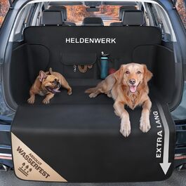 Захист для багажника автомобіля від бруду та подряпин для собак HELDENWERK, стежка, захист бокових стінок та краю, водовідштовхувальний, анти-царапин, універсальний, чорний (Basic)