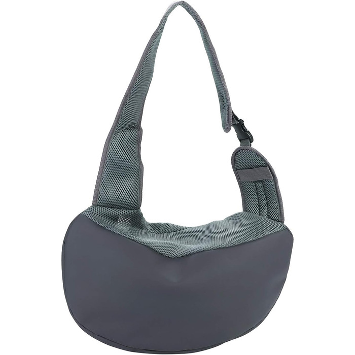 Сумка-переноска для собак та котів XGOPTS, чорна, до 5 кг, регульована, дихаюча, для прогулянок на вулиці