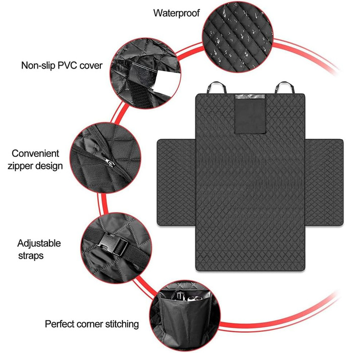 Захист для багажника автомобіля для Jeep Renegade BU/Hybrid (2015-2024) - вологостійкий, збоку захищений, від подряпин, міцний