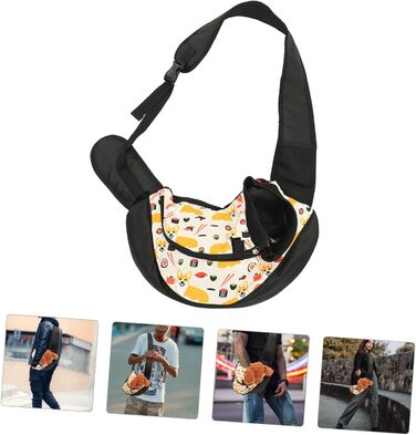 Транспортна сумка для собак та котів Housoutil, 44x26x2 см, зелена