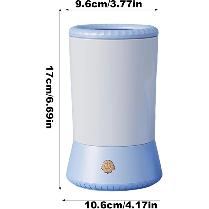 Очисник для лап собак - мийка для лап, 17 x 10 x 9 см, для собак та котів, білий/рожевий (блакитний)