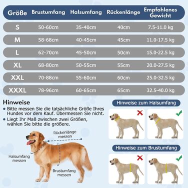 Водонепроникний дощовик для собак з світловідбиваючими смугами та отвором для повідка - дихаюча куртка для собак всіх розмірів, вітронепроникний та регульований (Сірий, L)