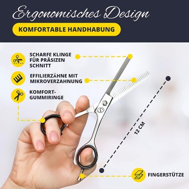 Набір для стрижки волосся | Професійні ножиці для стрижки | Якісний набір для стрижки для жінок та чоловіків | Професійні ножиці для волосся з чохлом