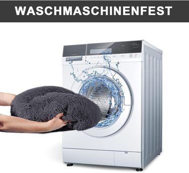 DEFACTO Лежанка для собак, подушка для собак з імітацією льону, лежанка-кошик, підняті бортики, неслизьке дно. Розмір XXL (100x100 см), Бежевий