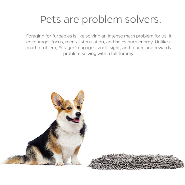 Килимок-поїльник Pet Parents® Forager® для собак з м'яким носиком та нековзким покриттям. Повільний годівник для великих та маленьких собак (48,3 см)