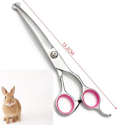 Професійна 5-в-1 фен для собак: ножиці з нержавіючої сталі, безпечні, прямі та філігранні ножиці, ножиці для стрижки та грумінгу, гребінець (рожевий)
