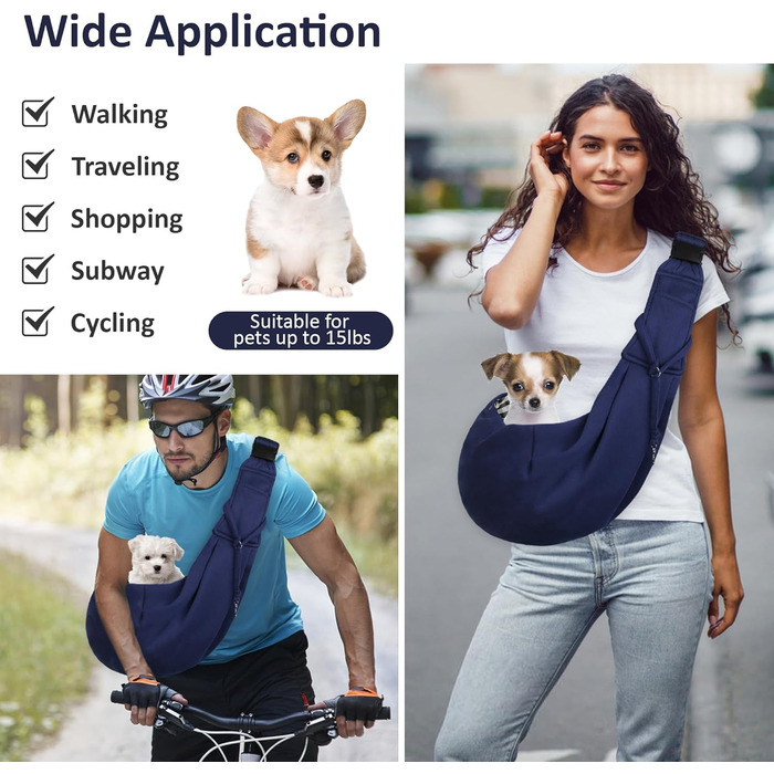 Сумка-переноска для собак до 7.5 кг, блакитна. Ідеальна для прогулянок та активностей на свіжому повітрі. Підходить для собак та котів, цуценят.