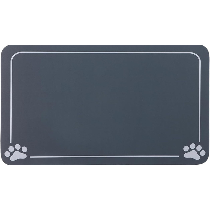 Килимок під годівницю для собак та котів, неслизький, швидковисихаючий, легко миється (зелений, 40x60 см)