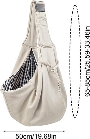 Сумка-переноска для собак, дихаюча переноска для тварин | Регульовані ремені, легке аксесуар для подорожей, прогулянок та до ветеринара, бежева