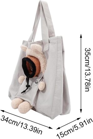 Сумка-переноска для собак - велика, дихаюча, м'яка, з канвасу. Ідеально для подорожей, прогулянок, авто, літака та щоденного використання