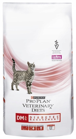 Сухий корм PURINA PRO PLAN Veterinary Diets Feline DM ST/OX для котів з діабетом, 5 кг