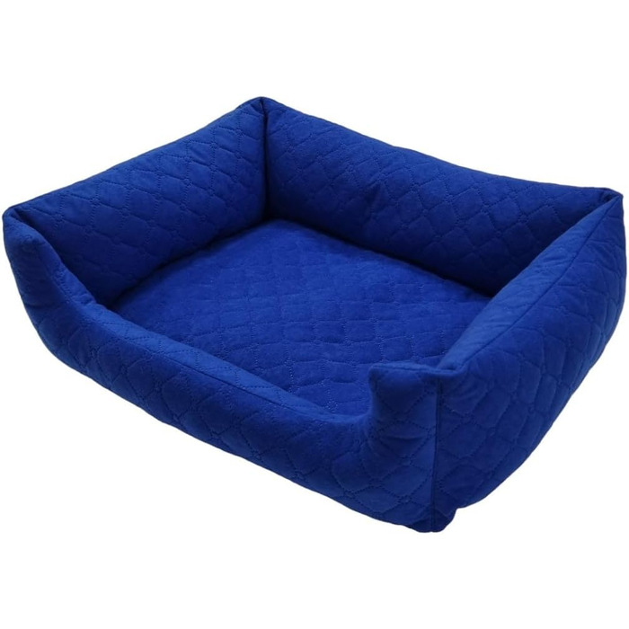 Ліжко для собак та котів Odolplusz, зелений, середній (70x60 см) | М'яке ліжко-корзина з бортиками