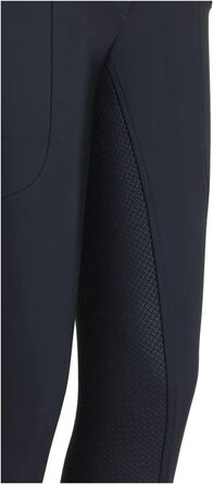 Лазура - жіночі зимові штани для верхової їзди Татьяна | Повний силіконовий наповнювач | Штани для верхової їзди з 2 бічними кишенями для телефону | Чорні або темно-сині штани для верхової їзди з повним наповнювачем | Верхова одяг розмір 34-46 42 Чорний