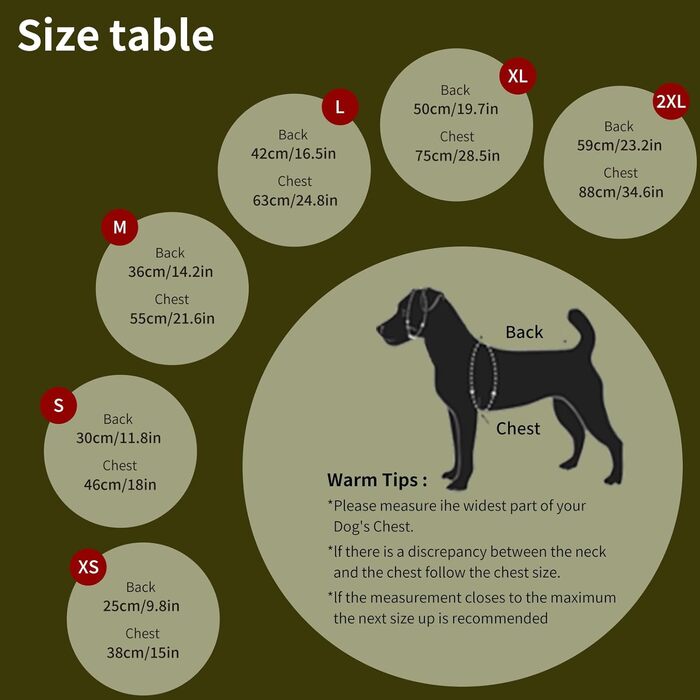 Зимовий теплий одяг для собак, куртка з нагрудником, вітрозахисний жилет з бавовни для маленьких собак (Зелений, XL)