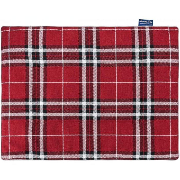 Плед для собак Highlands: миючий, м'який, міцний, преміум-якість, Made in Germany, розмір L (червоний, середній)