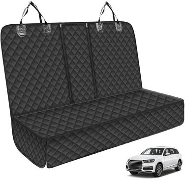 Водовідштовхуючий чохол на заднє сидіння для собак: захист сидіння авто, чохол для тварин, стійкий до ковзання та подряпин (135 x 120 см)