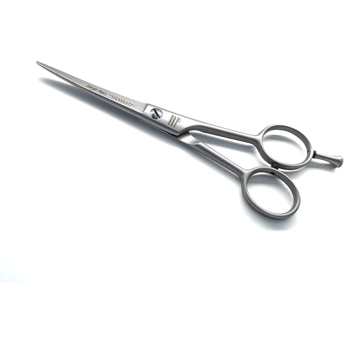 Професійна ножиця для собак, вигнута, SOLINGEN, з гачком, мікрозубці, 15 см