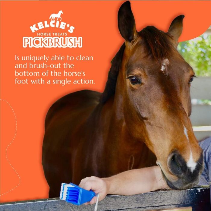 Щітка для чищення копит коней Kelcie's Pick Brush, інструмент для догляду