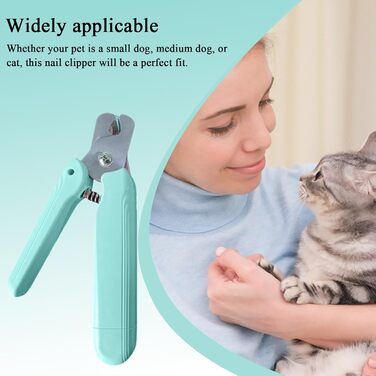 Електричний триммер для собак Krallenschneider - набір для догляду за кігтями з LED-підсвічуванням (світло-зелений)