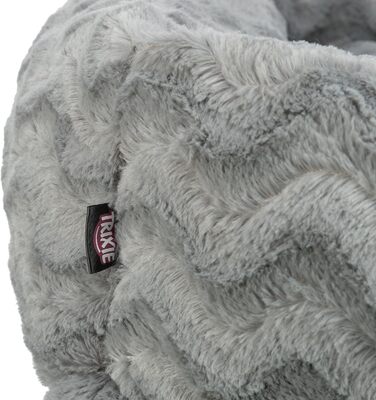 Ортопедичне ліжко для собак TRIXIE Vital Loki, 100x70 см, сіре - м'яке ліжко з Memory Foam для великих собак, з турботою про суглоби