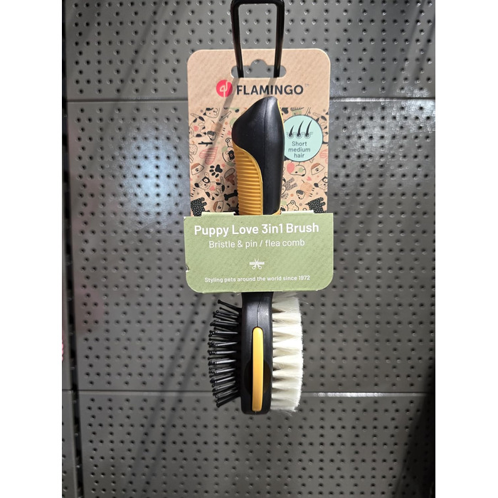 Набір для грумінгу собак: щітка, олівець та гребінець від бліх 3 в 1 для цуценят