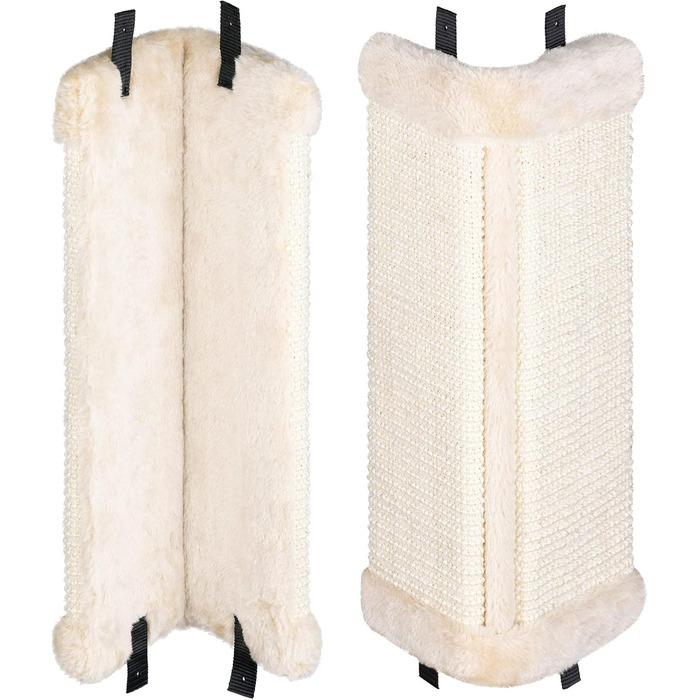 Котячий кутовий когтетоп Navaris - 2 шт. з сизалю, 43x22x2 см. Захист від подряпин для кутів