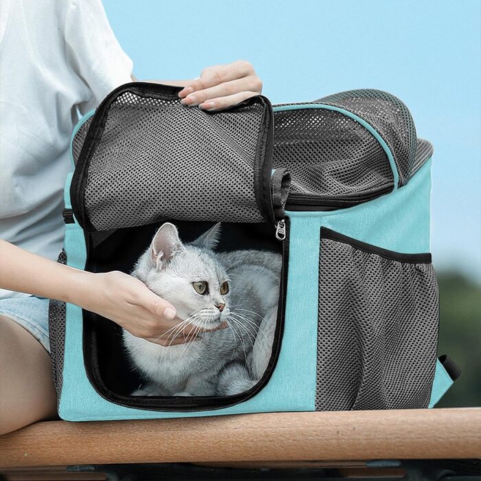 Корзина для собак на велосипед 3-в-1, 32×29×39 см. Складана сумка-переноска для тварин, вантажопідйомність до 5 кг. Підходить для магазинів зоотоварів, прогулянок, пікніків та лікарень.