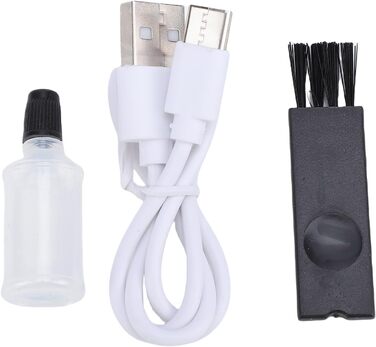 Набір для грумінгу собак Haofy: 4-в-1, бездротовий триммер з LCD-дисплеєм, шумовидалення, для професійного догляду за шерстю котів та собак (білий)