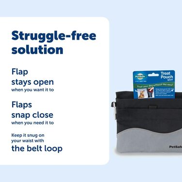 PetSafe 74144 Сумка для ласощів чорного кольору - спортивна модель