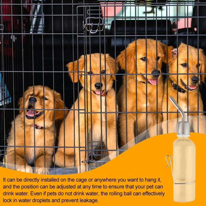 Набір для автоматичного годування та пою тварин Lotsdonxia (2 шт.), поїлка для кроликів, хом'яків, кошенят, шиншил та інших